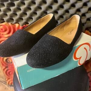 Baretraps Flats Womens 8M Evey Black Suede shoes